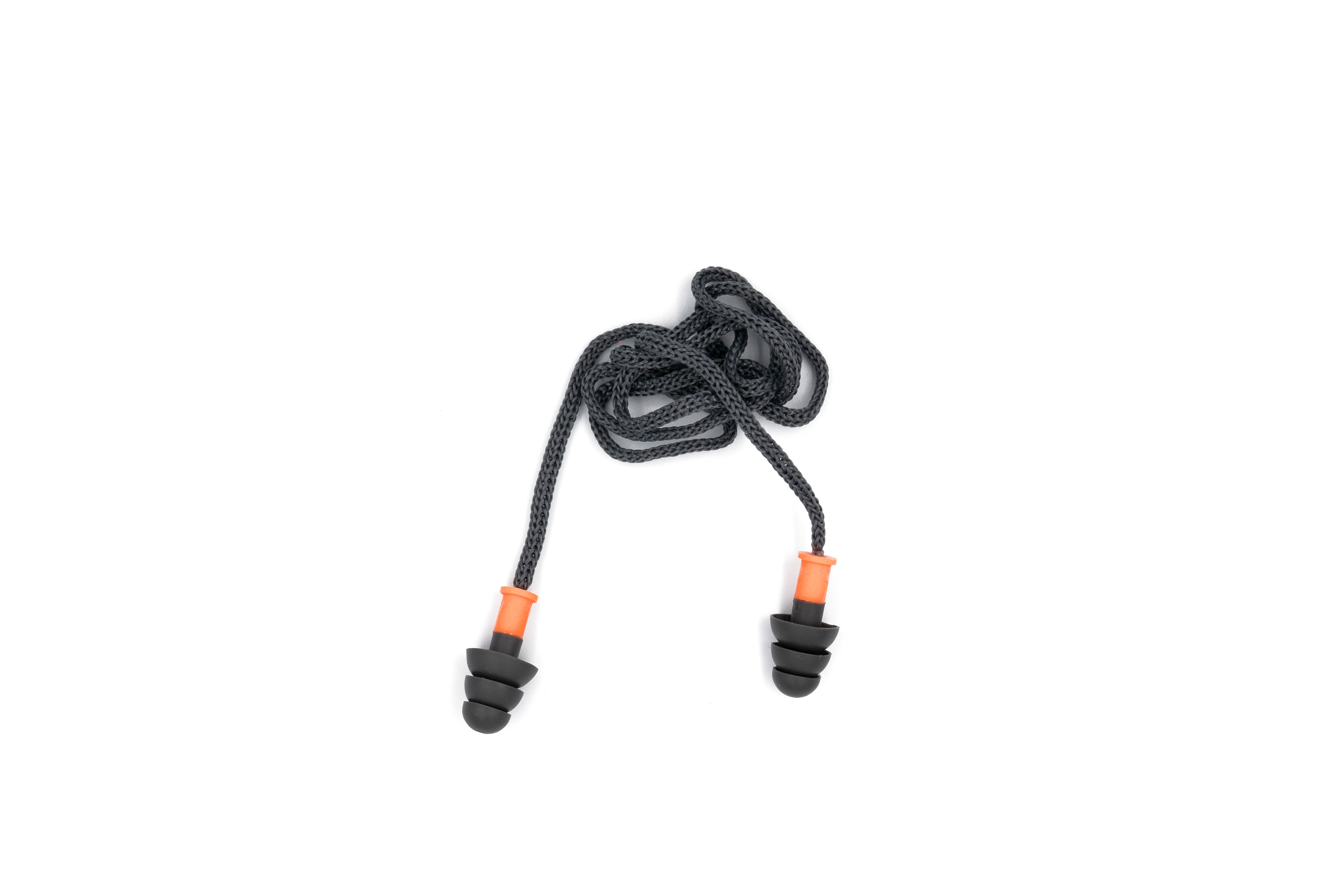 Three Layer TPE Earplug with Nylon Cord